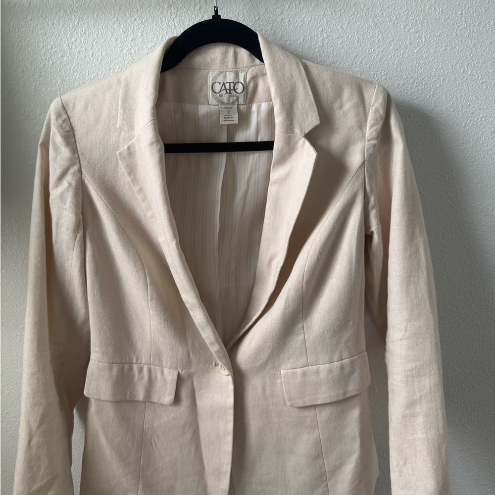 Cato Cream Blazer